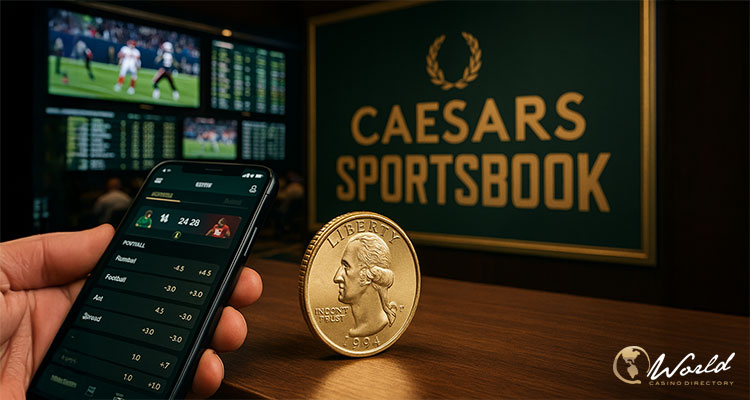 Детальніше про статтю Caesars agrega 25 ¢ por tarifa por entrada para las apuestas en línea de Illinois a partir del 1 de septiembre