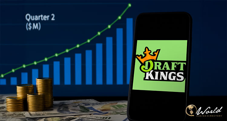 Детальніше про статтю DraftKings Q2 2025 Los ingresos obtienen un 37% a $ 1.51B, excede las expectativas